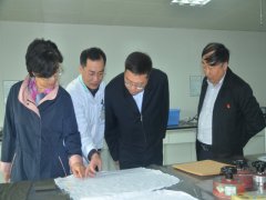 中國纖維檢驗局調研組到公司參觀調研